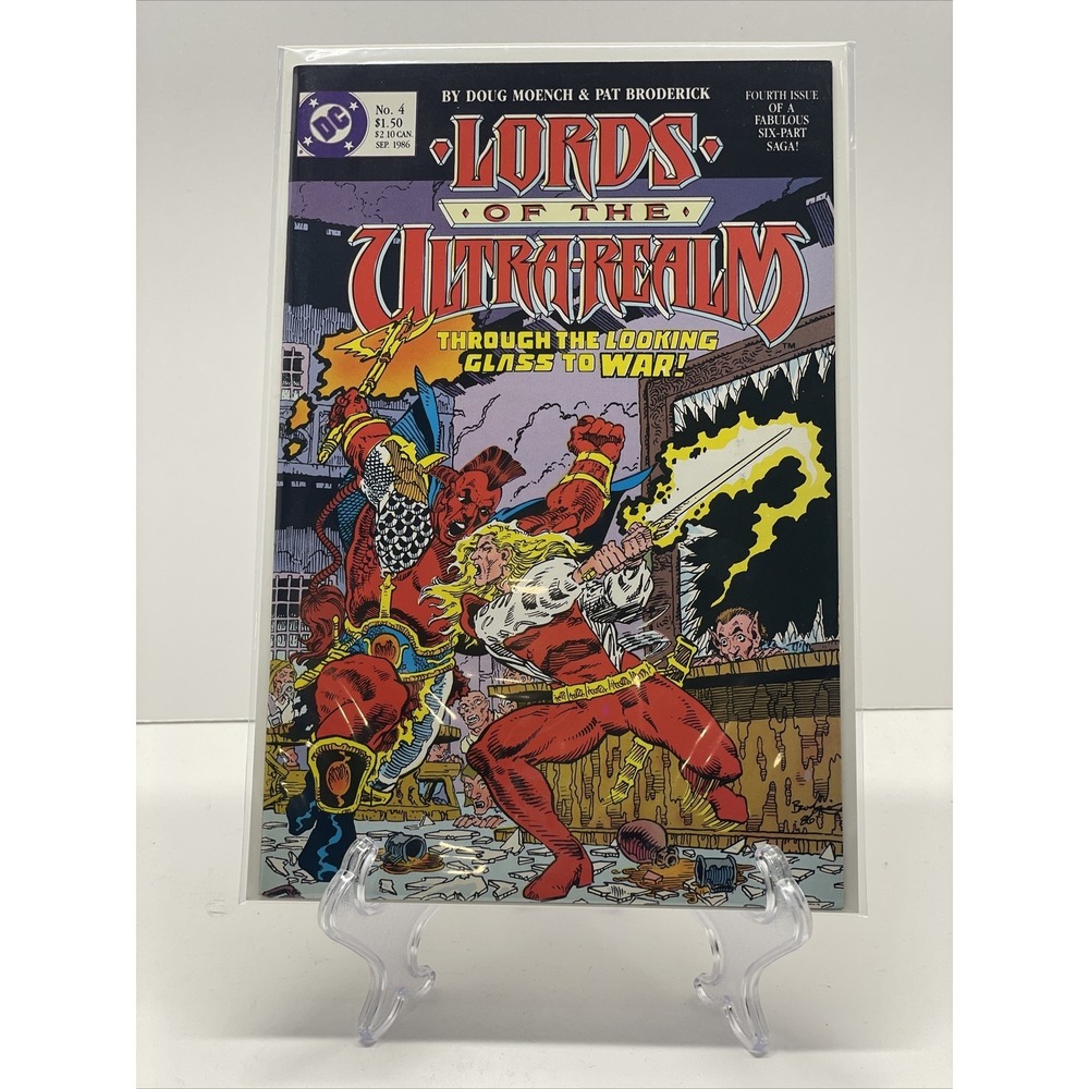 Lords of the Ultra Realm #4 (1986 DC) The Shadow Prince! Moench & Broderick!
